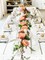 Artificial Peony Flower Garland - 6ft Silk Peony Orange Flower Garland Arch Flower Vine